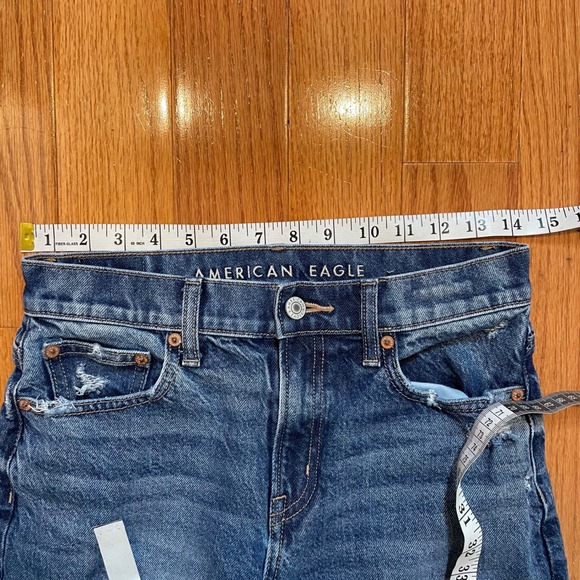 American Eagle Outfitters Women's Distressed Boyfriend Jeans Size 00 - Picture 3 of 9